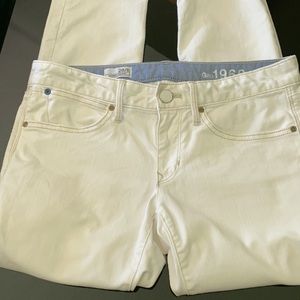 Gap vintage white skinny jeans